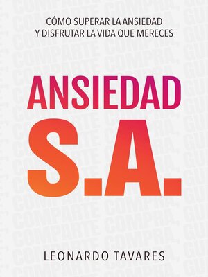 cover image of Ansiedad S.A.